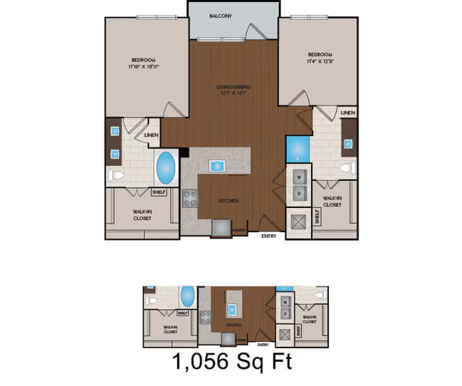 Unit - 4039 floor plan