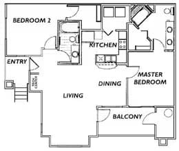 Unit 233 233 floor plan