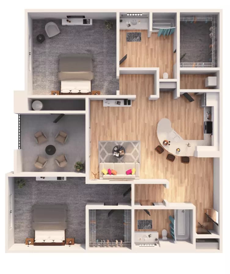 B3 2150 floor plan