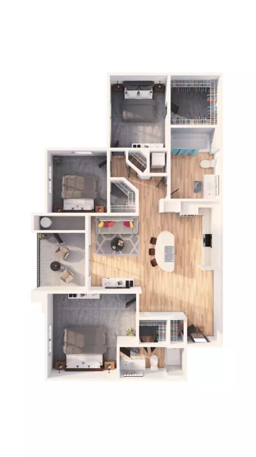C1 1042 floor plan