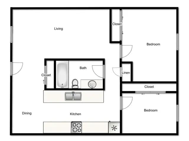 B1 202 floor plan