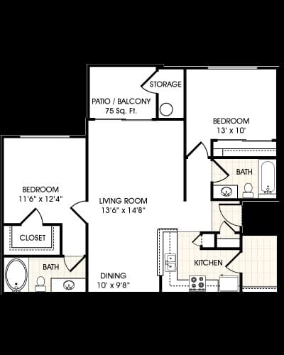 Lavish 2085 floor plan