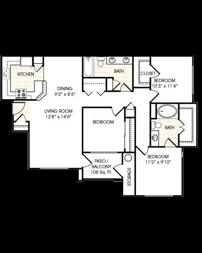 Luxury 3064 floor plan