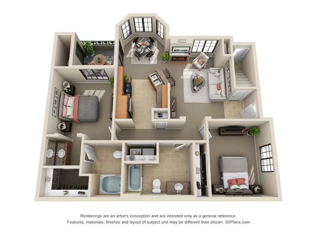 Queen with Carport 1118 floor plan