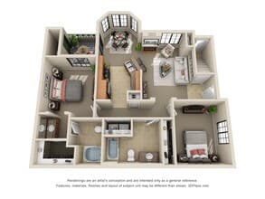 Queen with Carport 2077 floor plan