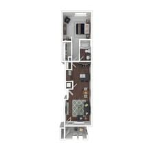 1 Bed • 1 Bath 2035 floor plan