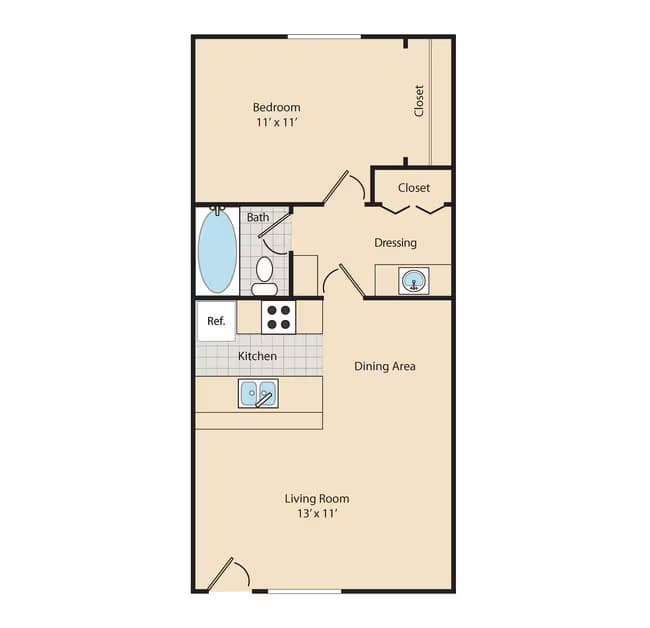A1 2063 floor plan