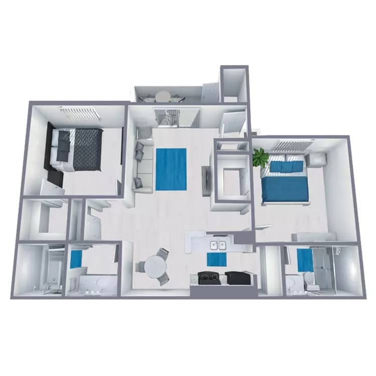 B2 Platinum J-2088 floor plan