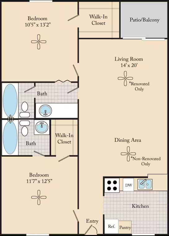 Studio 239 floor plan