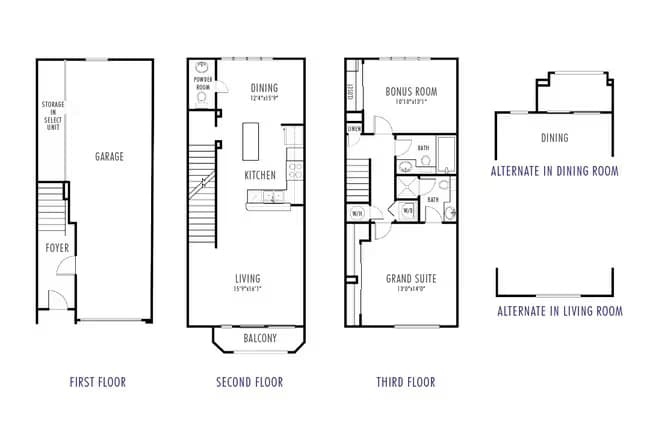 The Pavilion 1072 floor plan