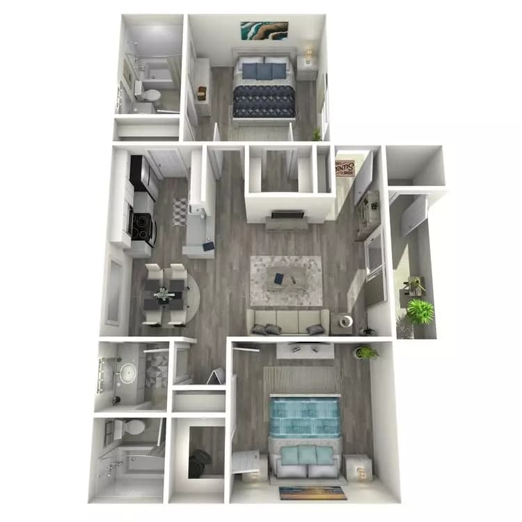 B2 Classic K-2101 floor plan