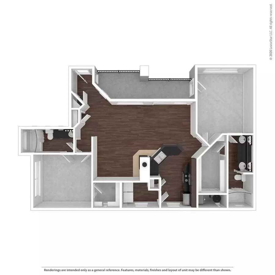 Unit 2055 2055 floor plan