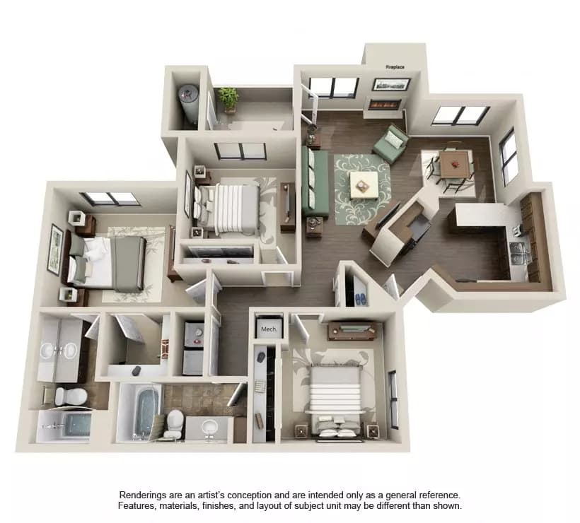 Unit 1005 1005 floor plan