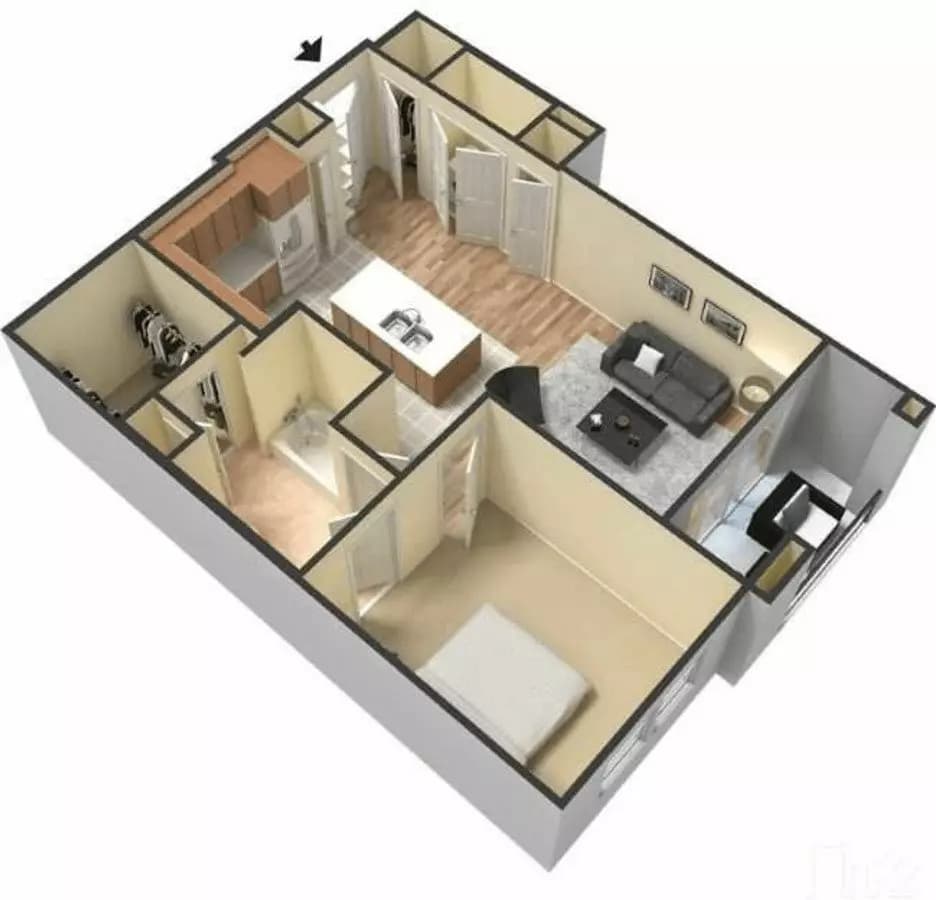 Unit 1044 1044 floor plan