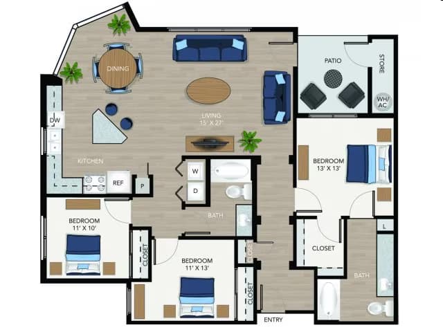 Aurora 1025 floor plan