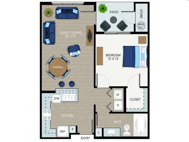 Unit 4023 4023 floor plan
