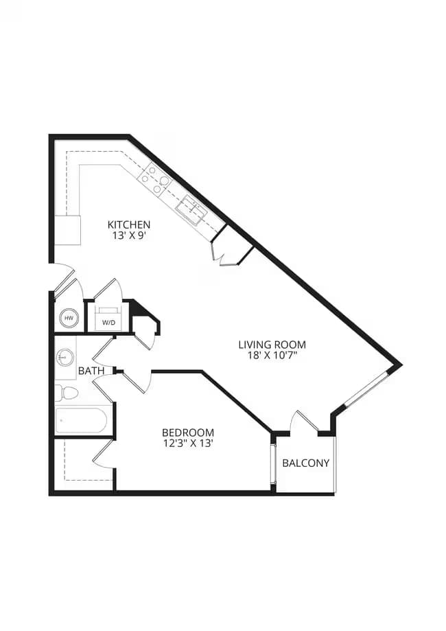 A5 307 floor plan