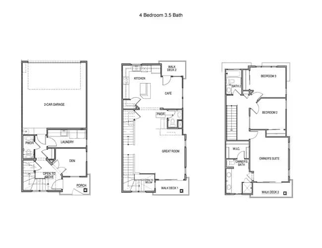 4 Bedrooms/3.5 Bathrooms 15 floor plan