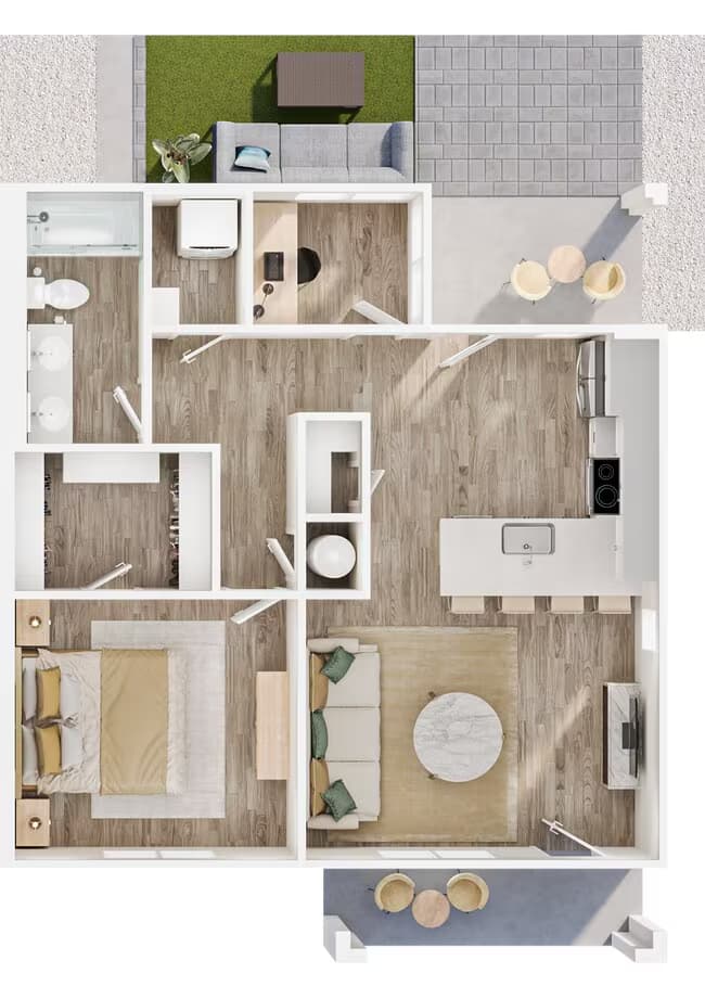 Ellsworth - with Den 088 floor plan