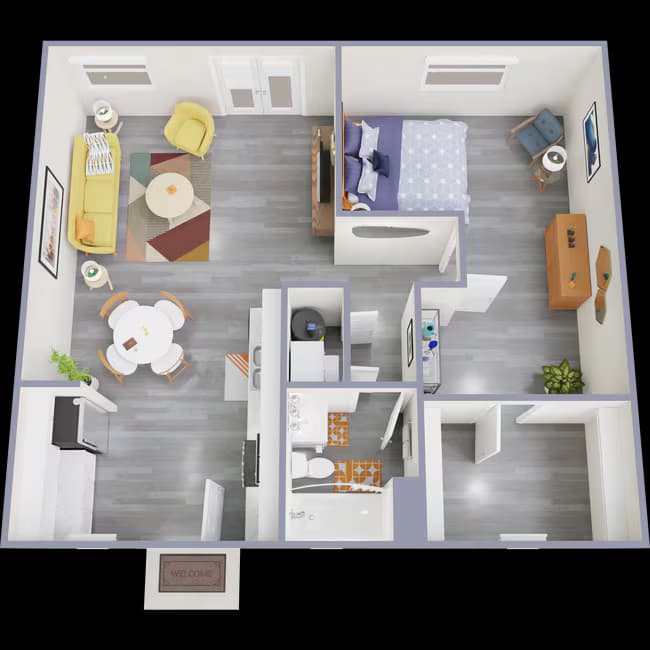 1 Bed • 1 Bath 303 floor plan