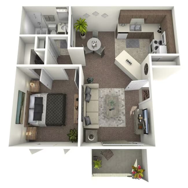 1 Bed • 1 Bath 109 floor plan