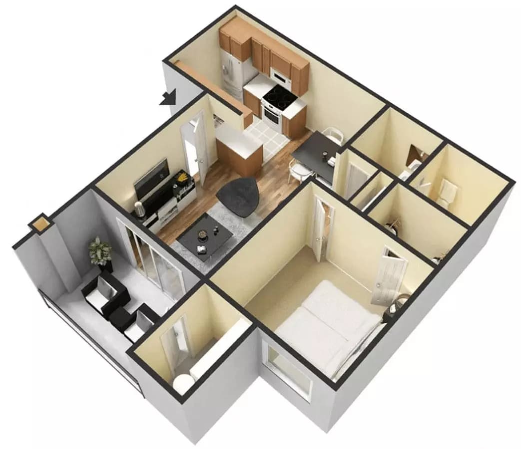 Barcelona 1119 floor plan