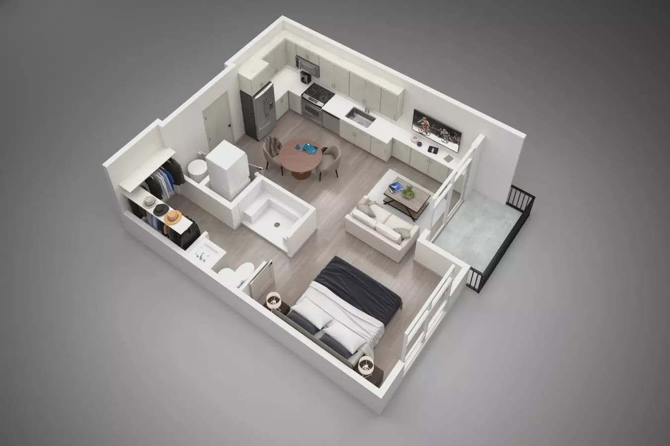 Studio • 1 Bath 4007 floor plan
