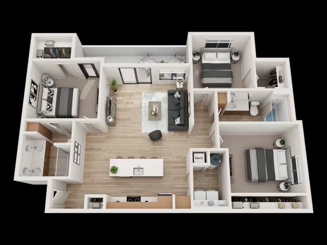 Steel 4-1029 floor plan