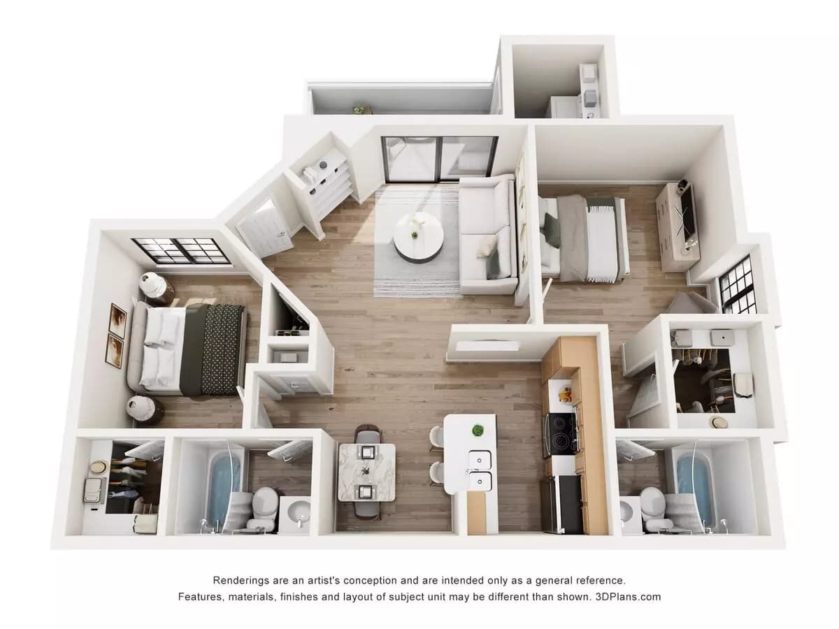 Unit 2001 2001 floor plan