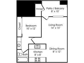 A2 2093B floor plan