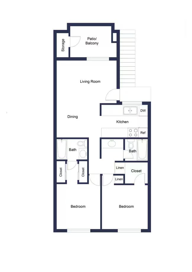B2 2108A floor plan