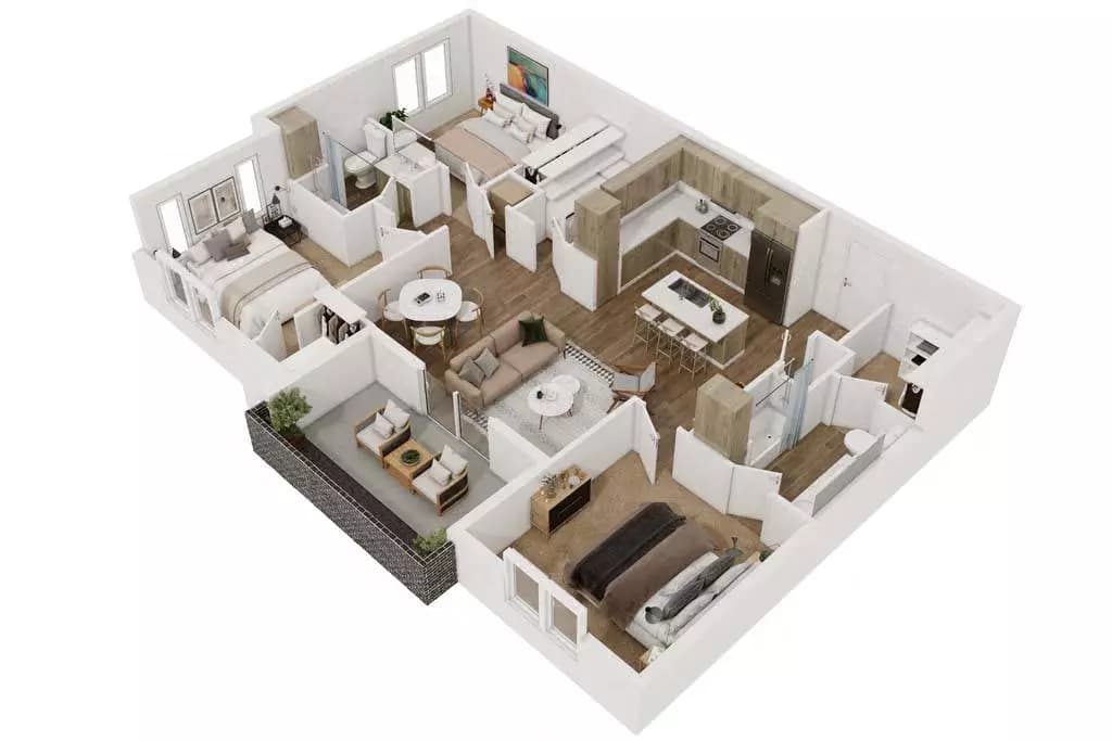 Zinc 254 floor plan