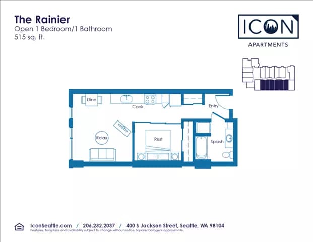 THE RAINIER MFTE 204 floor plan