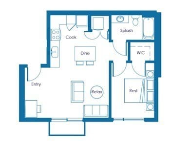 THE PIKE 401 floor plan