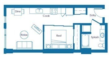 THE RAINIER 508 floor plan