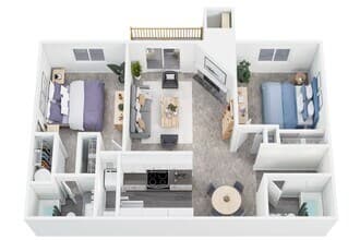 The Peony - 2x2 C201 floor plan