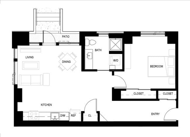 1B - 1C 150 floor plan