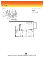 Open 1 x 1 Building E E-306 floor plan