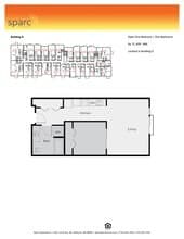 Open 1x1 Building D D-322 floor plan