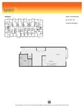 Studio Building B & D B-415 floor plan