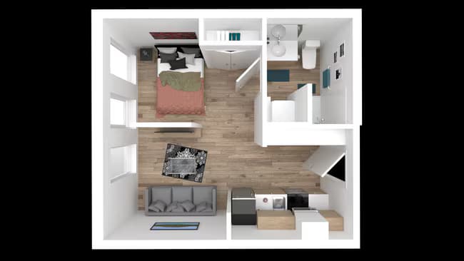 Grand + Berlin 601-F floor plan
