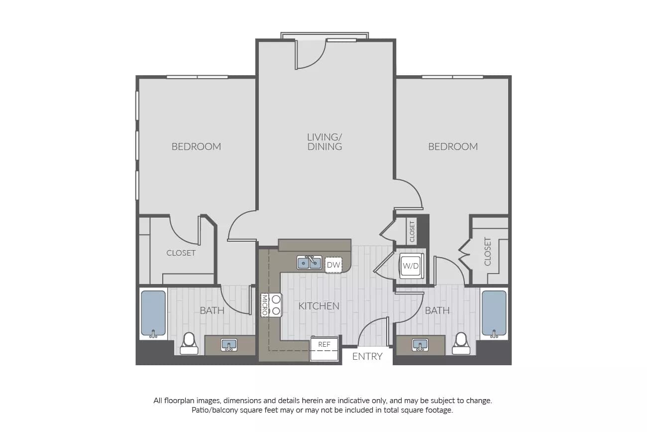 Plan 2B 1-229 floor plan
