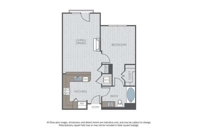 Plan 1A 2-203 floor plan