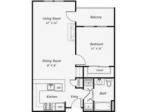 A2 166 floor plan