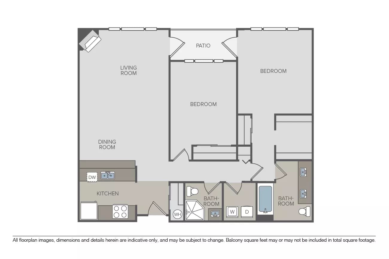 Unit 519 519 floor plan