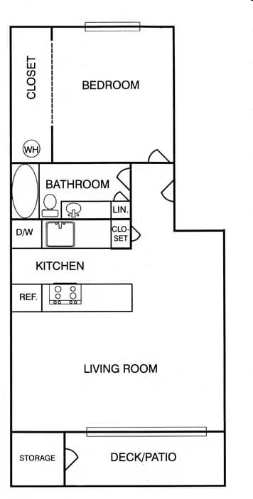 1 Bedroom 00 floor plan