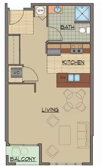 Unit 3-609 2-208 floor plan
