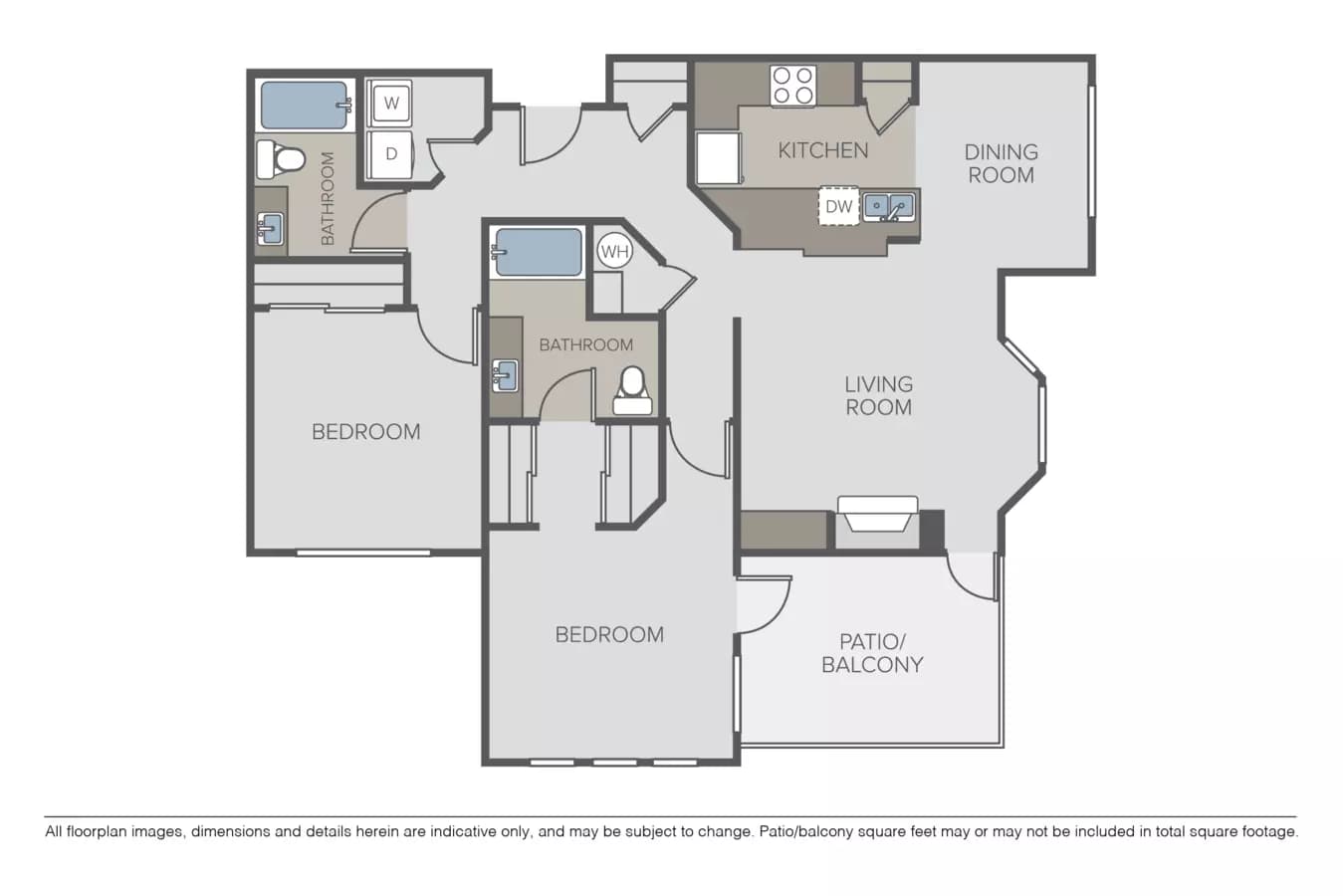 Unit D204 D204 floor plan