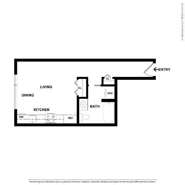 Studio 2A - Income Limited floor plan