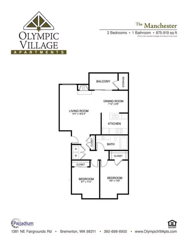 Manchester CC-201 floor plan